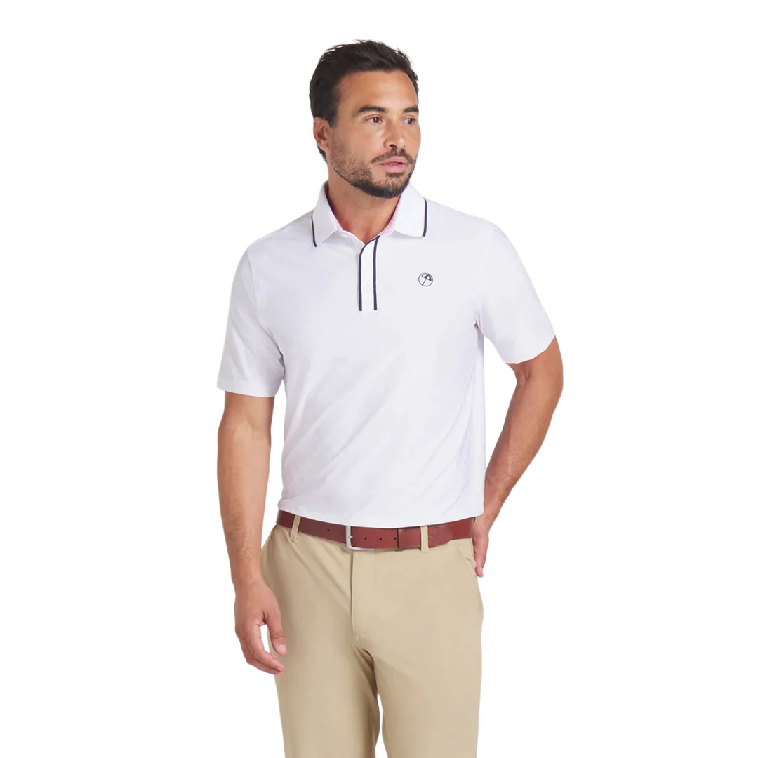 Puma - Men's Puma x Arnold Palmer Tipped Jacquard Golf Polo (630179 06) - Image 2