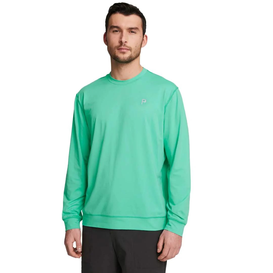 Puma - Men's Puma x Palm Tree Crew Midweight Crewneck Golf Sweatshirt (539206 03) - Image 2