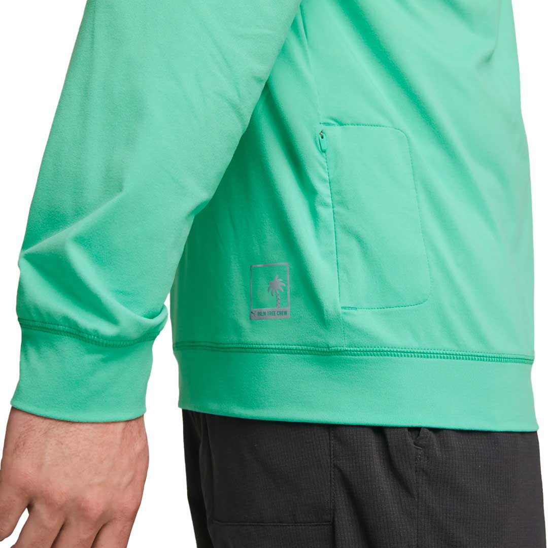 Puma - Men's Puma x Palm Tree Crew Midweight Crewneck Golf Sweatshirt (539206 03) - Image 6