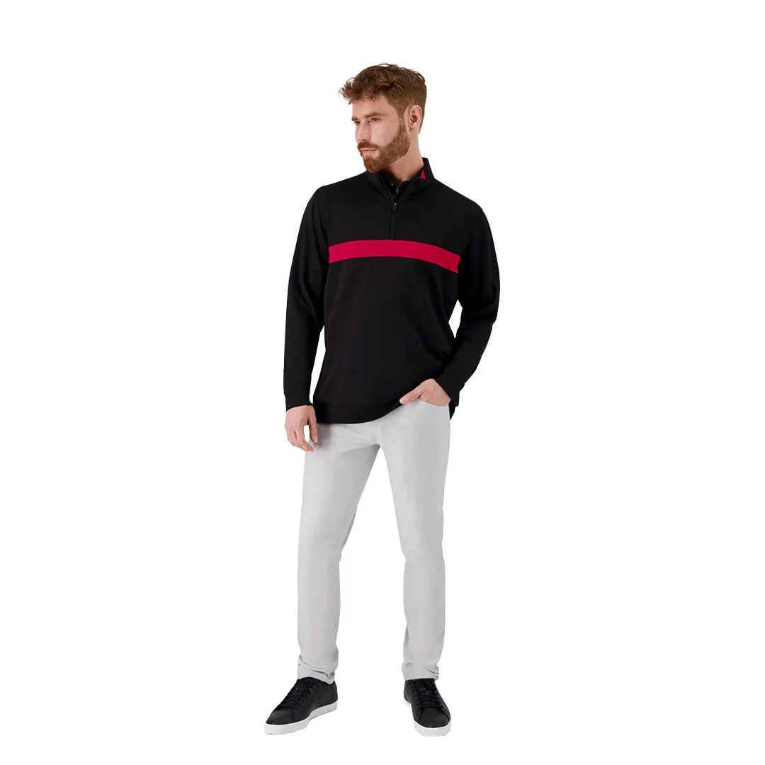 Puma - Men's Pure Colourblock Golf 1/4 Zip Pullover (625887 10) - Image 2