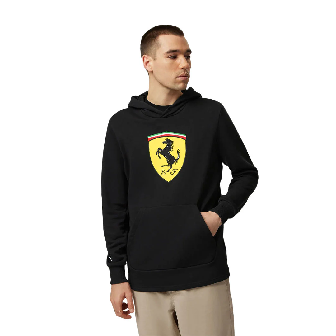 Puma - Men's Scuderia Ferrari Race Big Shield Hoodie (627054 01) - Image 2