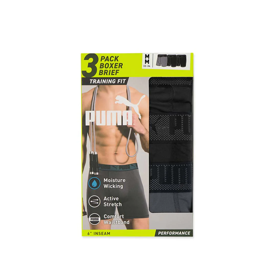 Puma - Men's Training Fit 3 Pack Boxer Brief (PNAM151787 008) - Image 2