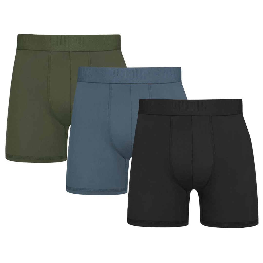 Puma - Men's Ultrasoft 3 Pack Boxer Brief (PFA25M156798 422)