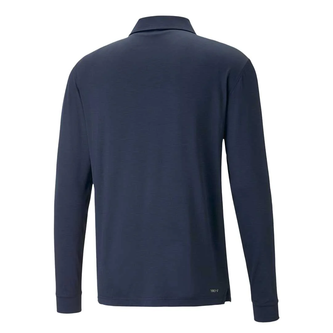 Puma - Men's You-V Long Sleeve Polo (539106 03) - Image 5