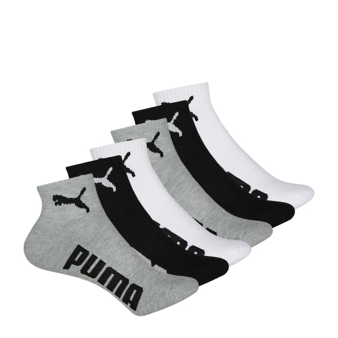 Puma - Women's 6 Pack 1/4 Crew Socks (P116392 095)
