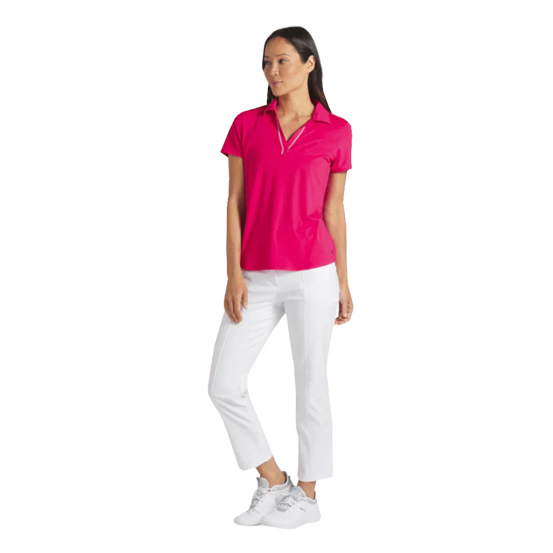 Puma - Women's Cloudspun Piped Short Sleeve Polo (623911 10) - Image 4