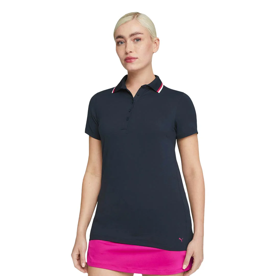 Puma - Women's Cloudspun Tipped Short Sleeve Polo (622155 03) - Image 2
