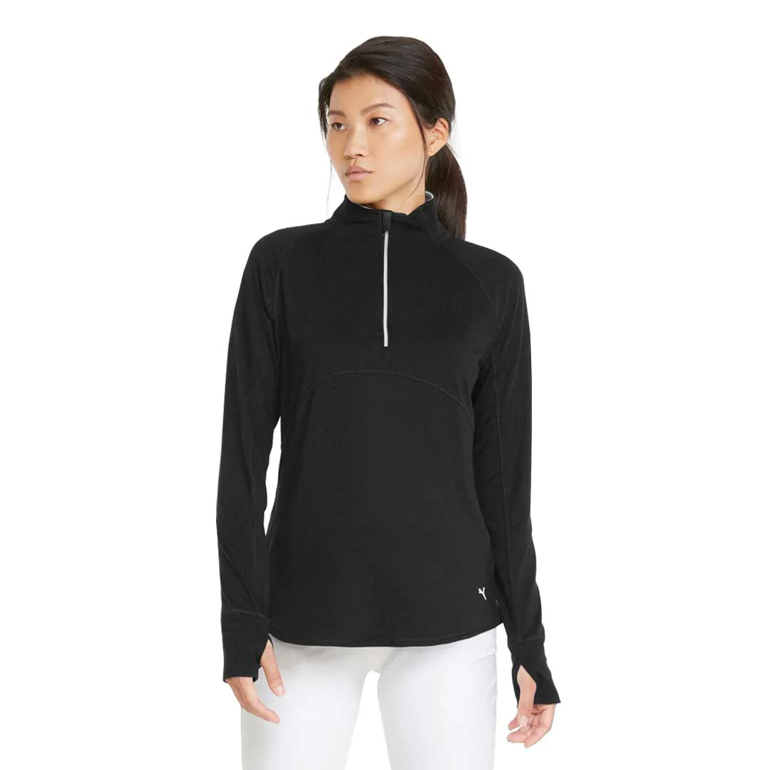Puma - Women's Gamer Golf 1/4 Zip Sweatshirt (533007 02) - Image 2