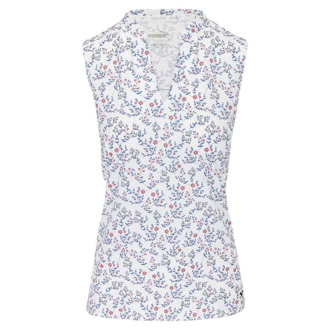 Puma - Women's Mattr Micro Floral Sleeveless Polo (539002 01)