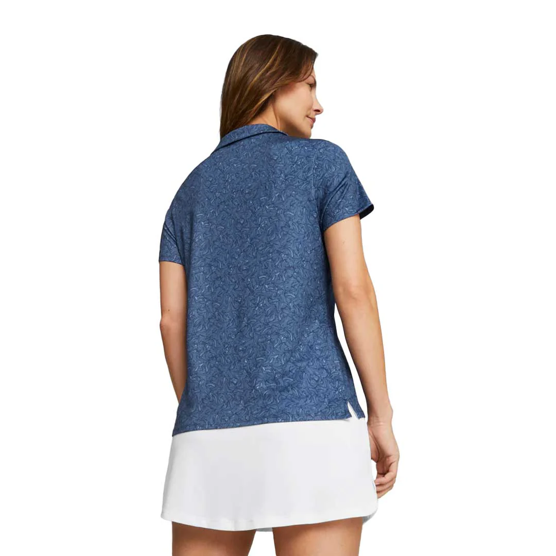 Puma - Women's MATTR Tidal Wave Short Sleeve Golf Polo (621632 01) - Image 3
