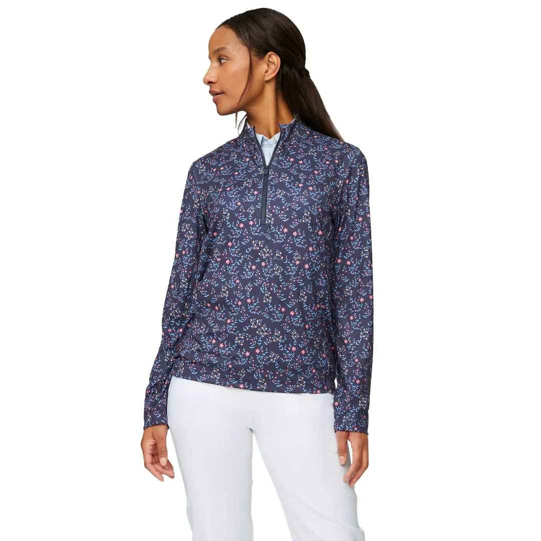 Puma - Women's Micro Floral Cloudspun 1/4 Zip (539100 02) - Image 3