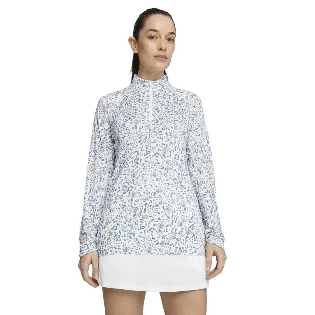 Puma - Women's You-V Mariposa Quarter-Zip Golf Sweater (622792 02) - Image 2