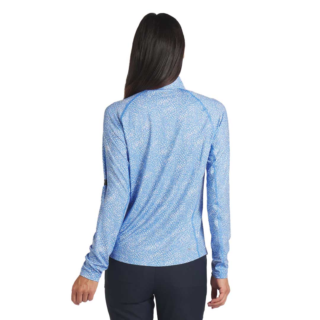 Puma - Women's You-V Microdot Quarter-Zip Golf Sweater (623934 01) - Image 3