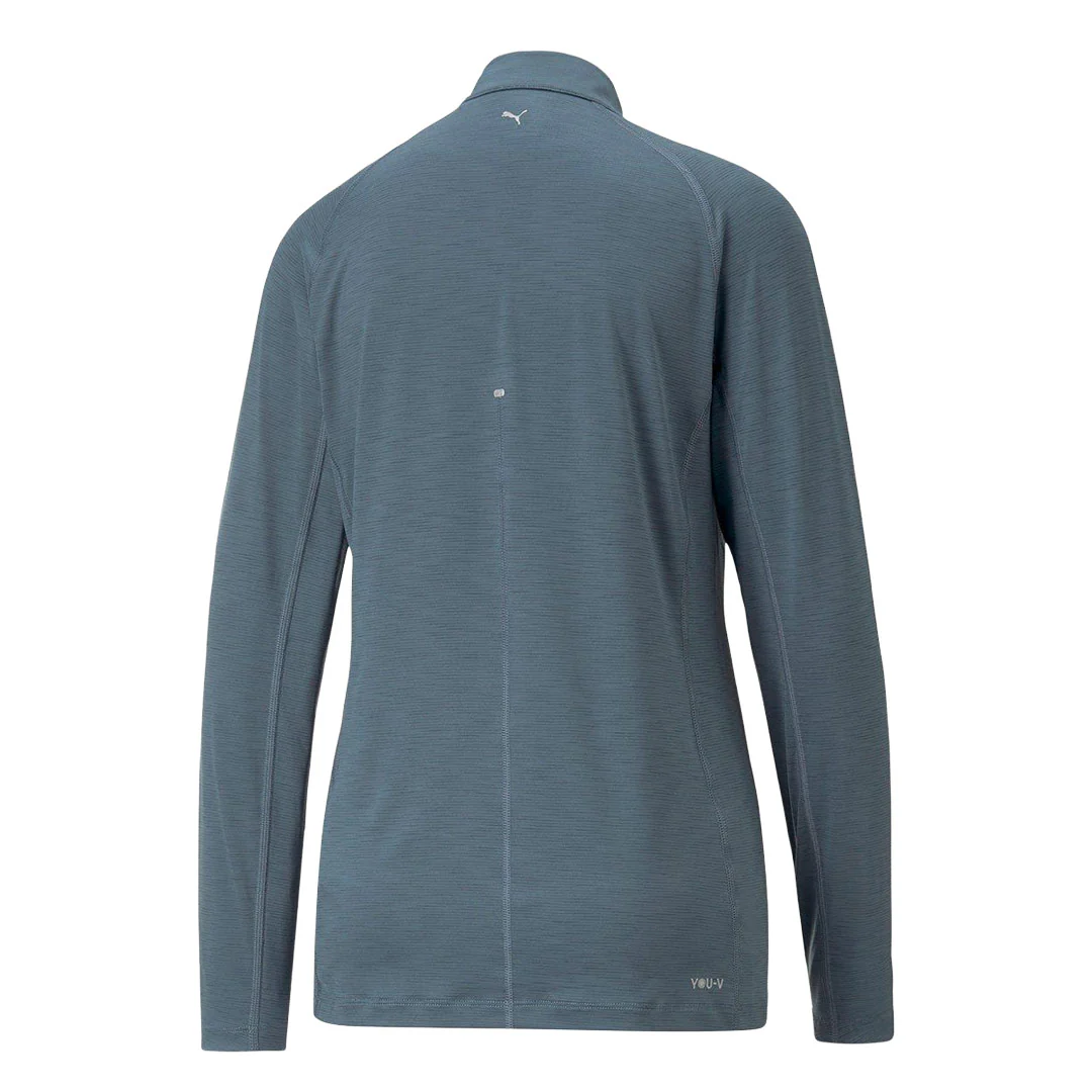 Puma - Women's YouV Golf 1/4 Zip Sweatshirt (537498 01) - Image 3