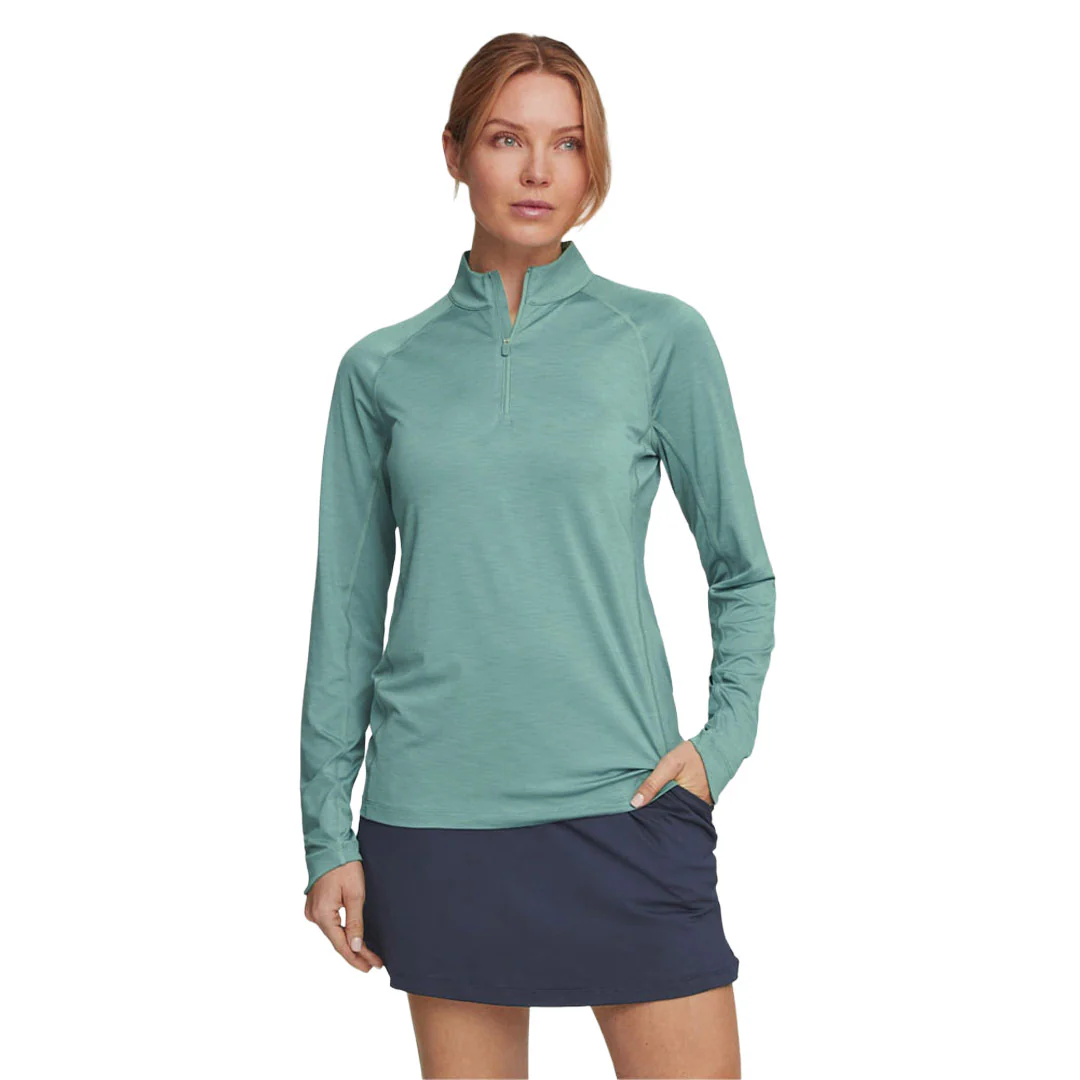 Puma - Women's YouV Golf 1/4 Zip Sweatshirt (537498 03) - Image 2