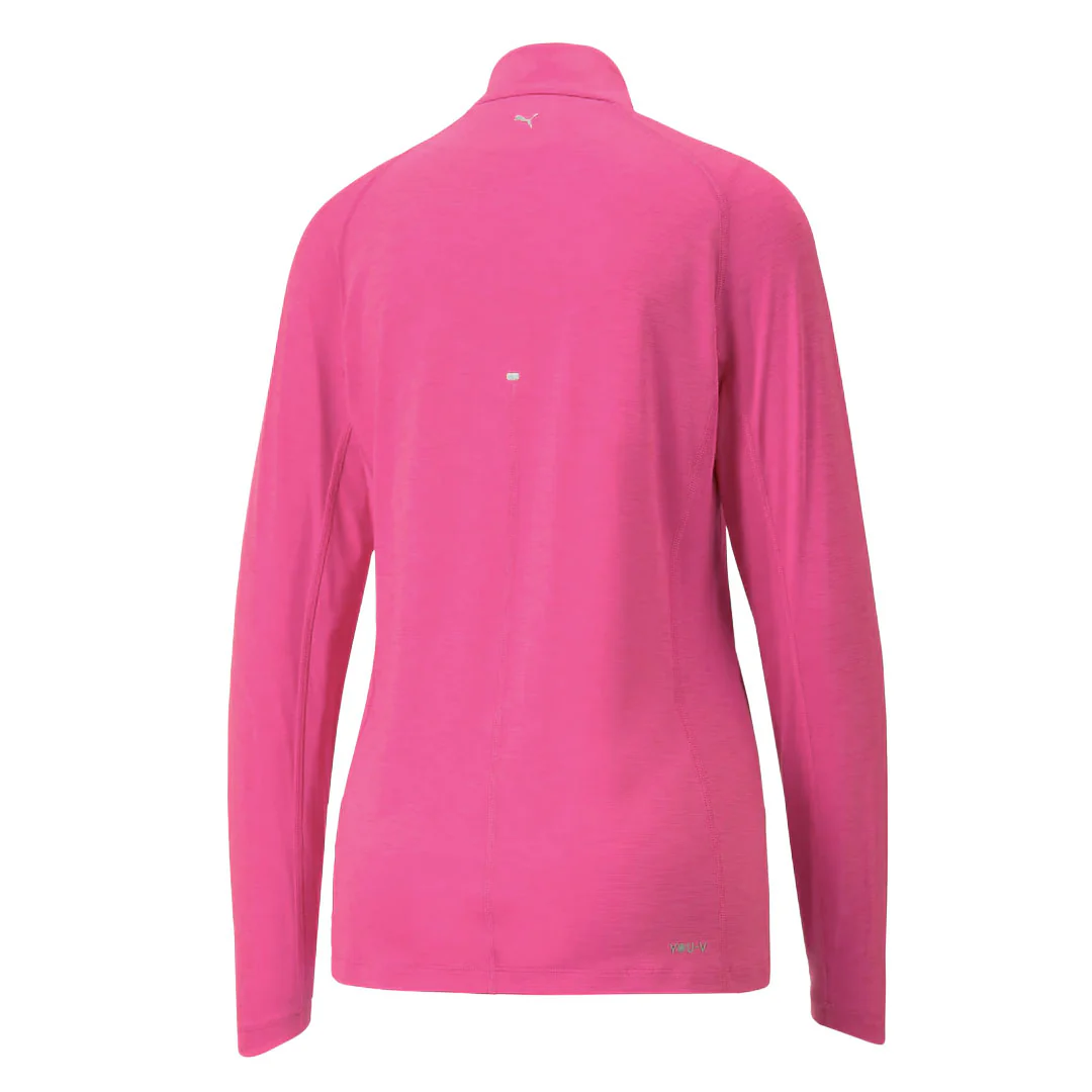 Puma - Women's YouV Golf 1/4 Zip Sweatshirt (537498 10) - Image 2