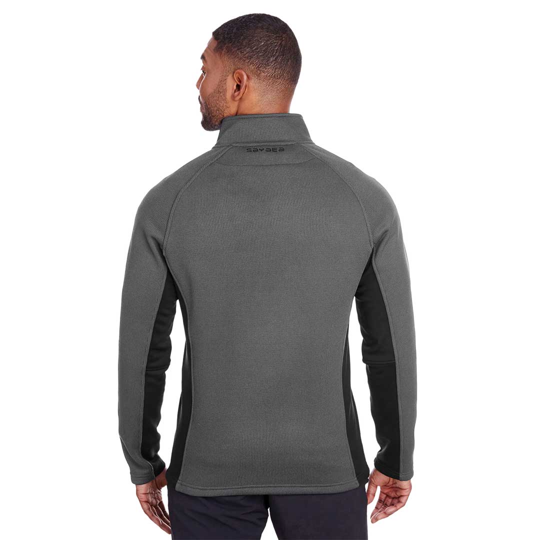 Spyder - Men's Constant 1/2 Zip Pullover Sweater (S16561 PR-BK) - Image 4