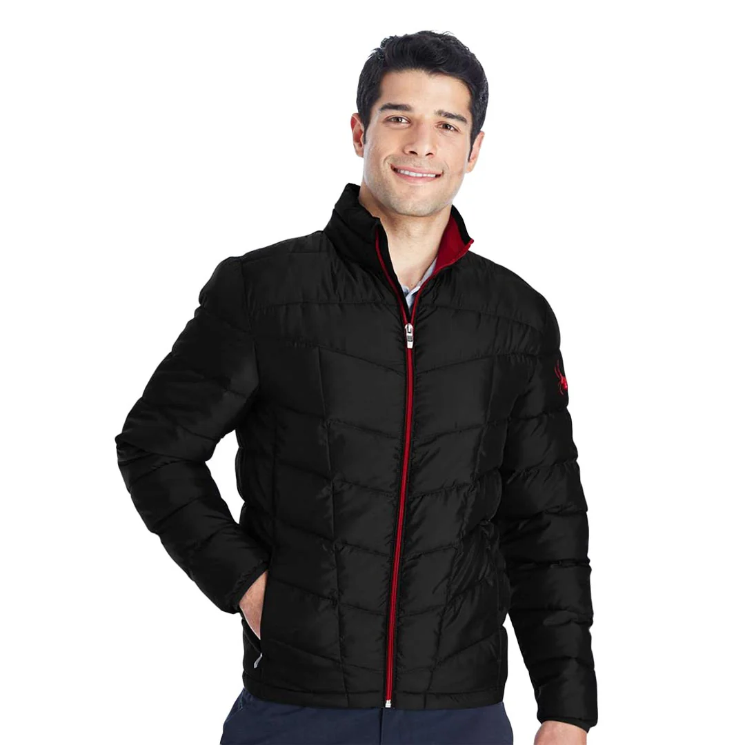 Spyder - Men's Pelmo Insulated Puffer Jacket (187333 BK-RD) - Image 2