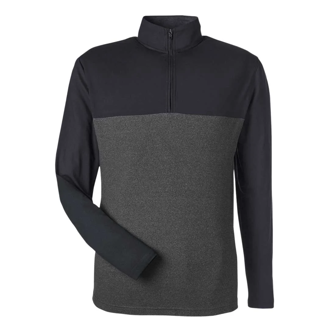 Spyder - Men's Spyre Flex Colourblock 1/4 Zip Pullover Sweater (S18024 BK-BKF)