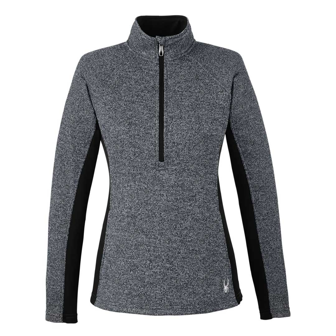 Spyder - Women's Constant 1/2 Zip Pullover Sweater (S16562 BKH-BK)