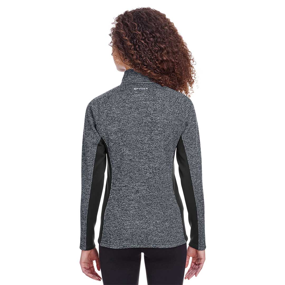 Spyder - Women's Constant 1/2 Zip Pullover Sweater (S16562 BKH-BK) - Image 4