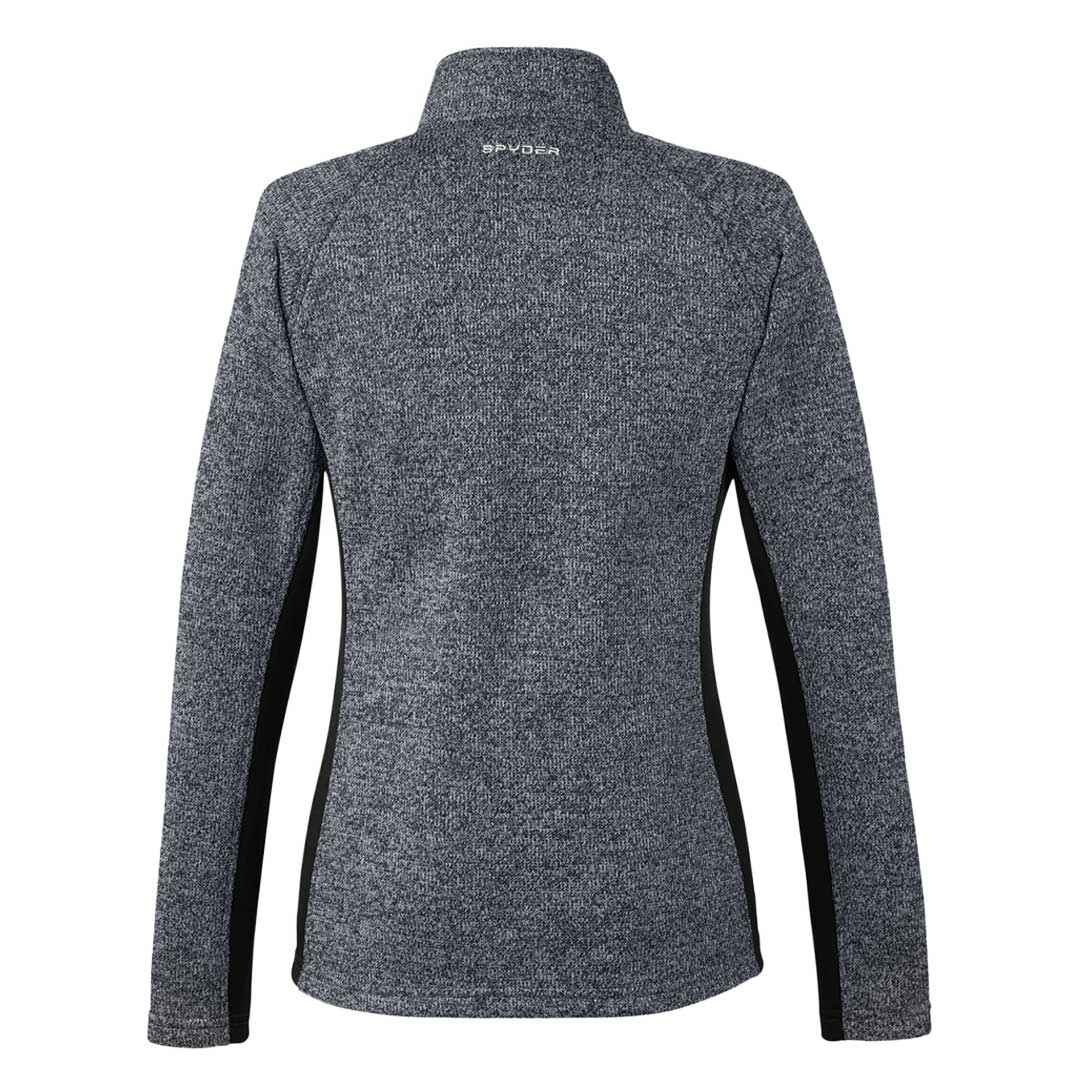 Spyder - Women's Constant 1/2 Zip Pullover Sweater (S16562 BKH-BK) - Image 5