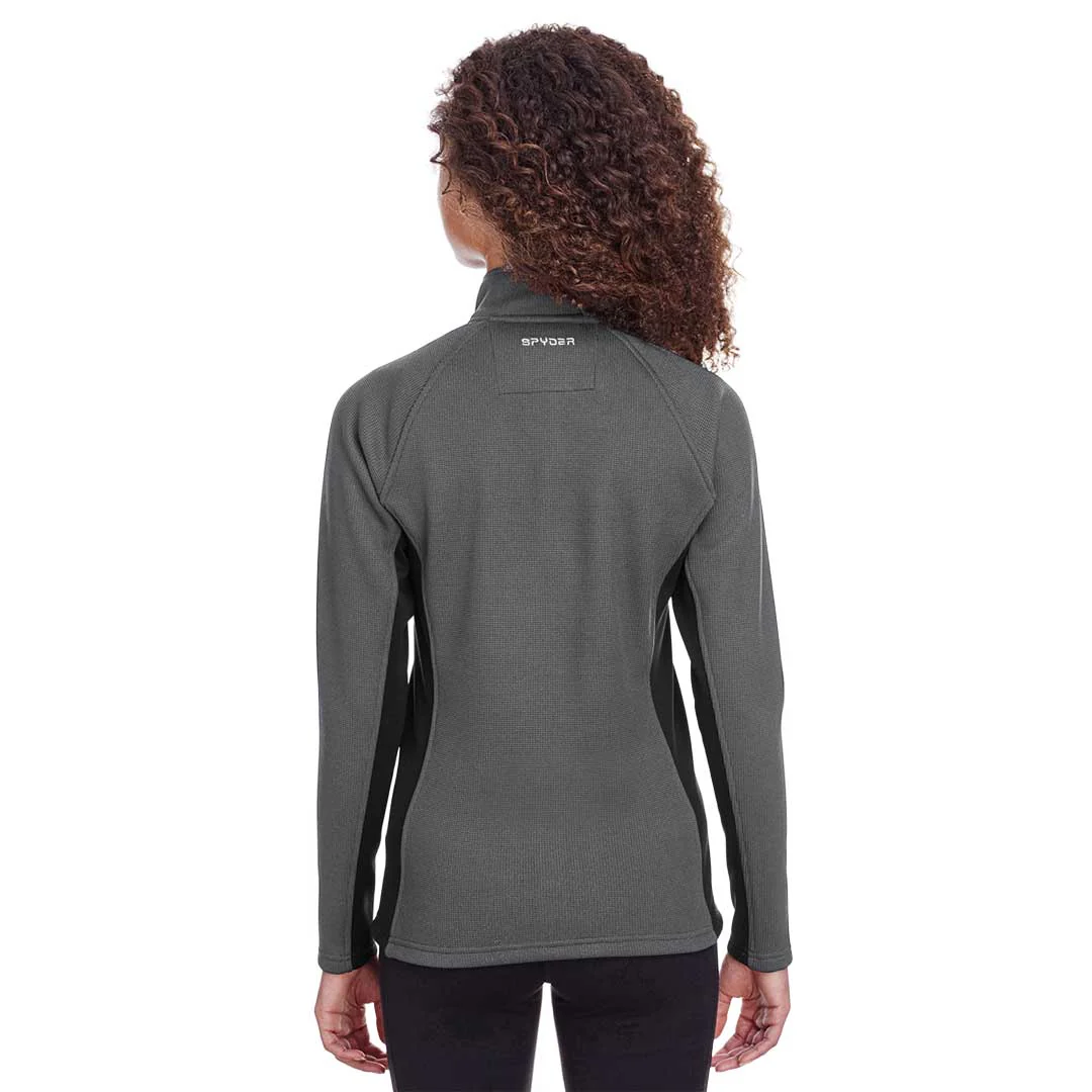 Spyder - Women's Constant 1/2 Zip Pullover Sweater (S16562 PR-BK) - Image 4