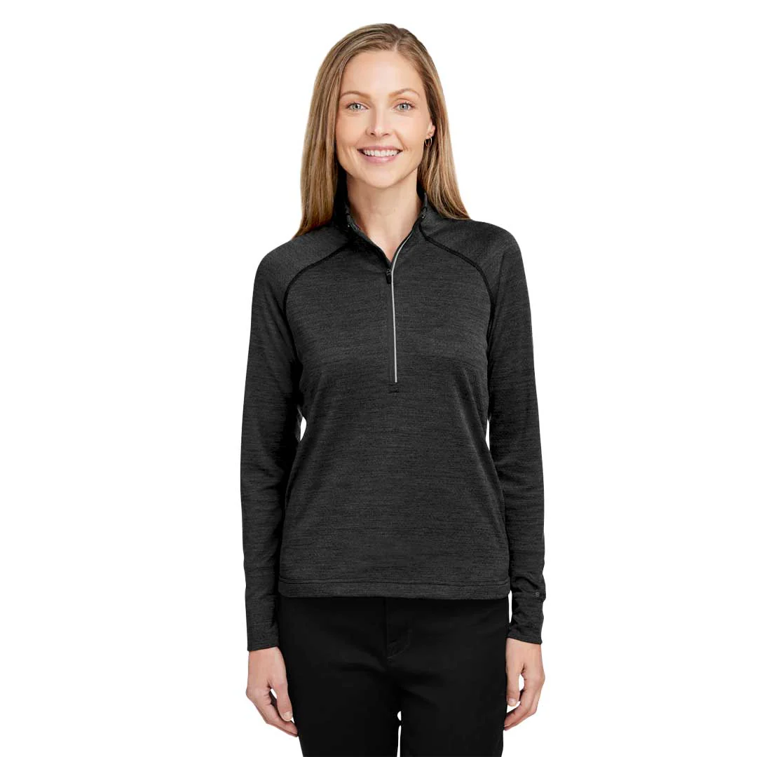 Spyder - Women's Mission 1/2 Zip Sweatshirt (S17998 BK) - Image 2