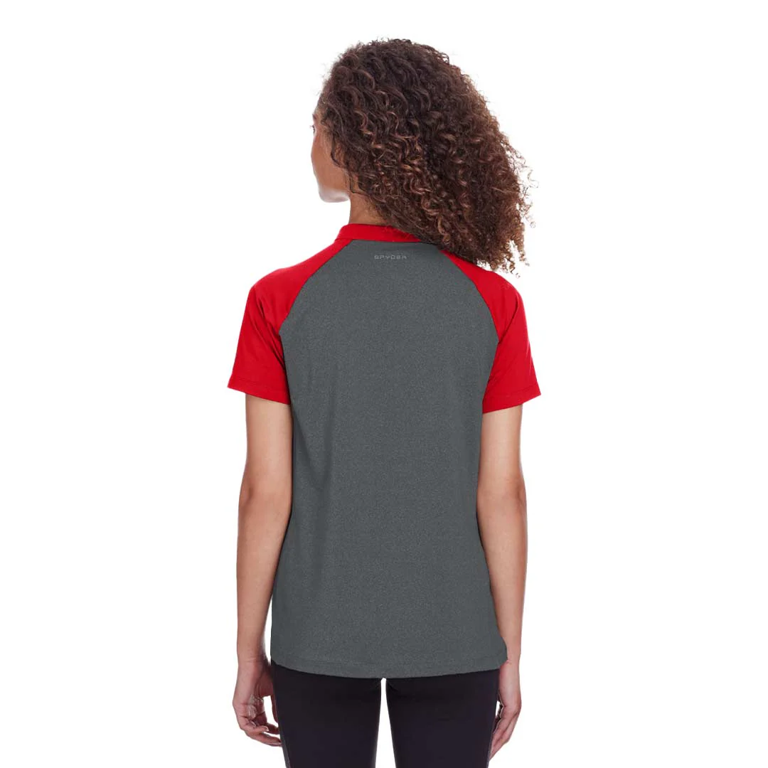 Spyder - Women's Peak Polo (S16564 BKH-RD) - Image 3