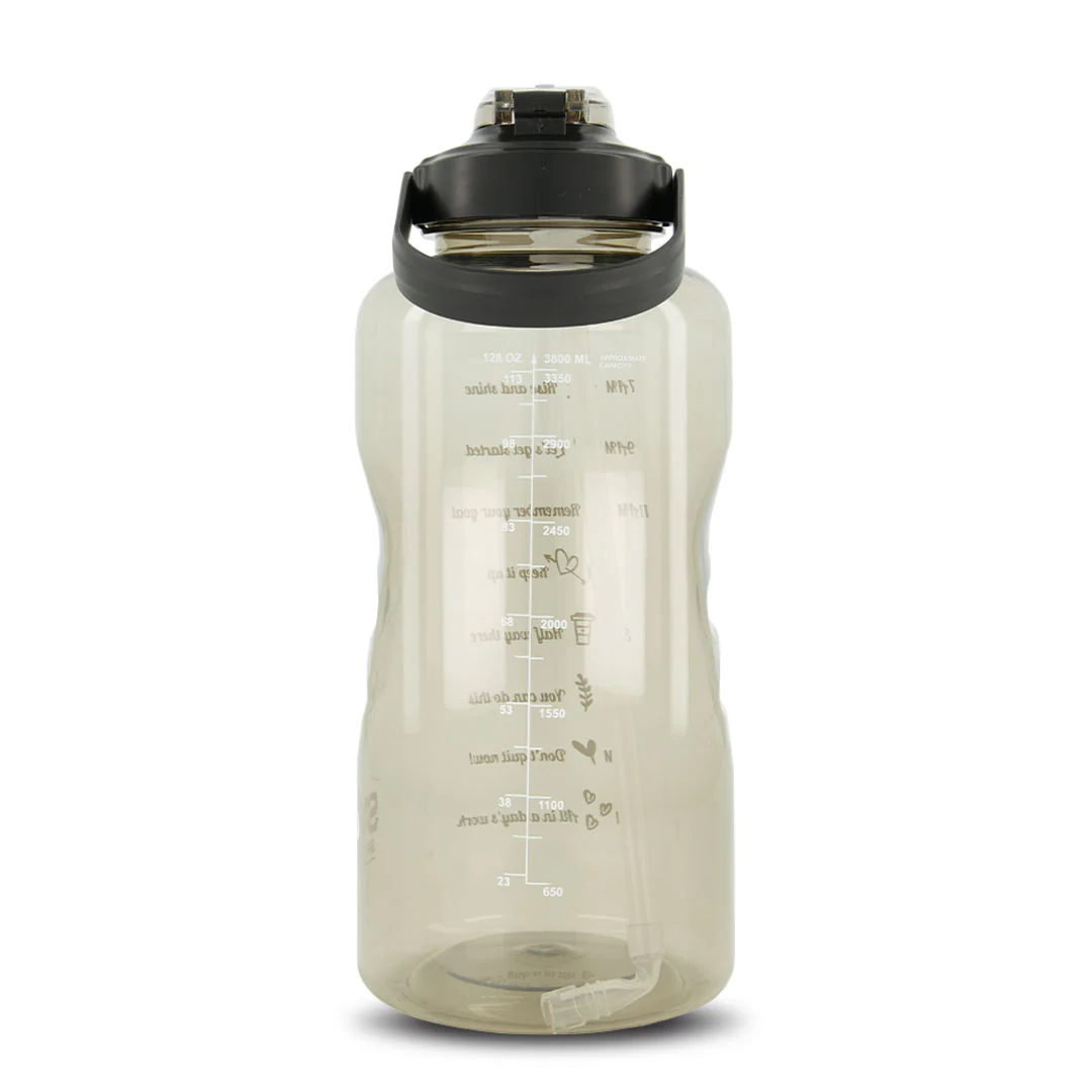 SVP Sports - 128oz Hydration Water Bottle (128OZ-BLKCLEAR) - Image 3