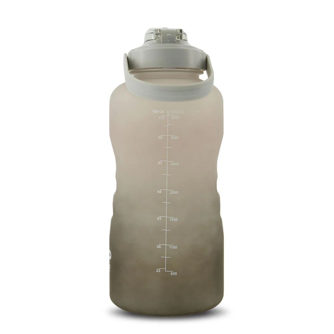 SVP Sports - 128oz Hydration Water Bottle (128OZ-GRYBLK) - Image 3