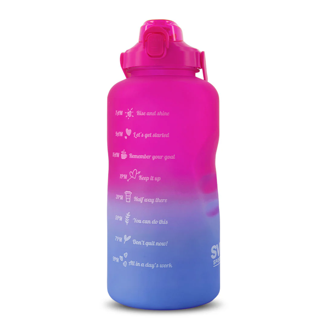 SVP Sports - 128oz Hydration Water Bottle (128OZ-PNKBLU) - Image 2