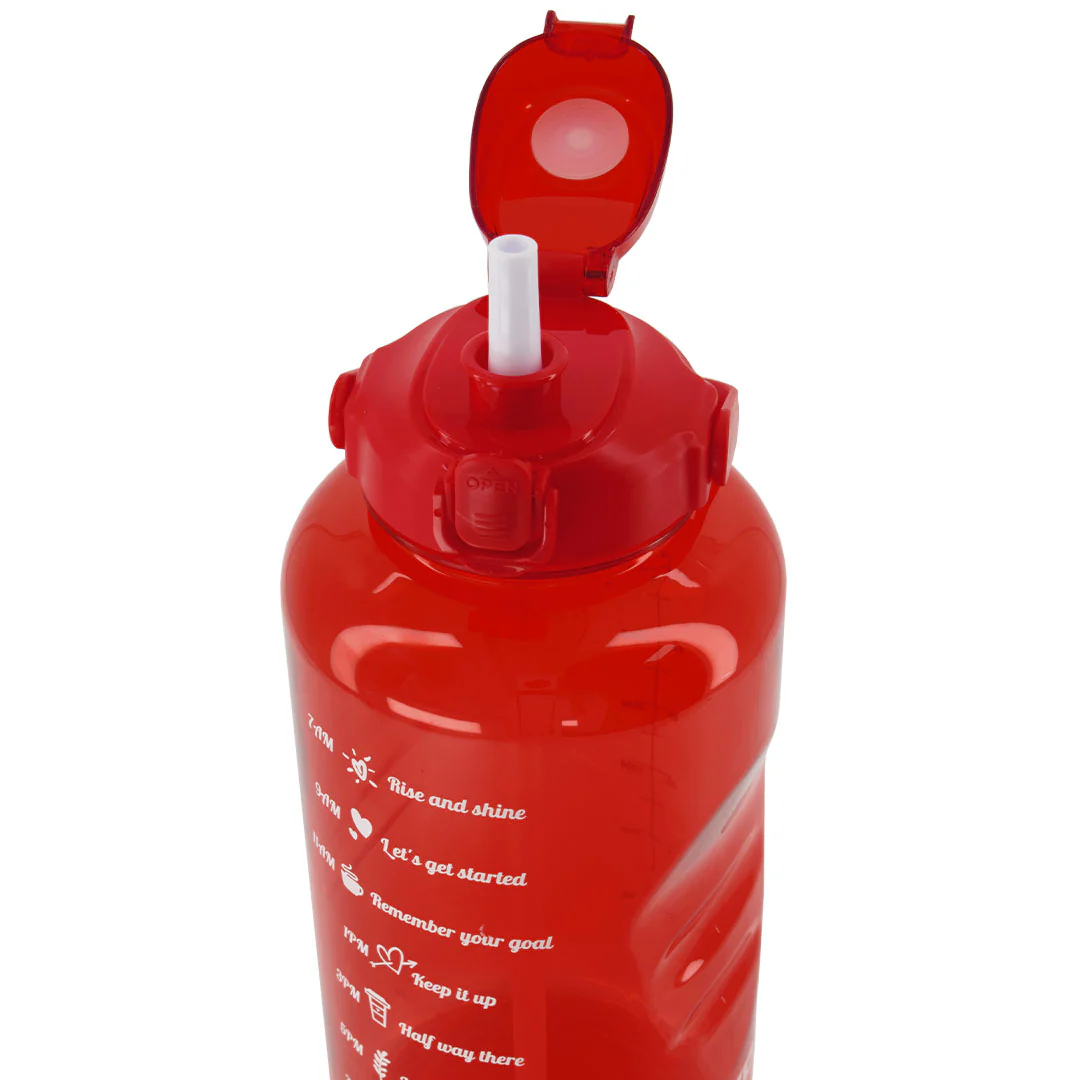 SVP Sports - 128oz Hydration Water Bottle (128OZ-REDCLEAR) - Image 4