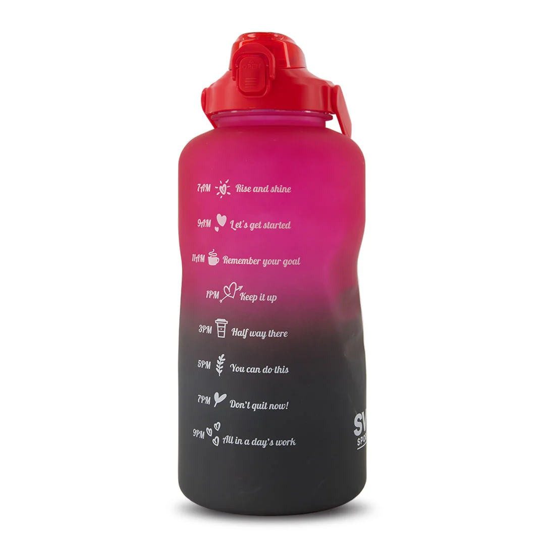 SVP Sports - 128oz Hydration Water Bottle (128OZ-REDGRY) - Image 2