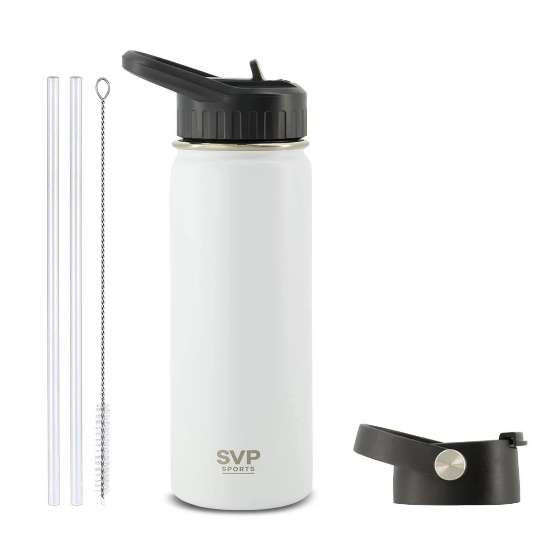 SVP Sports - 18oz Insulated Thermal Bottle - Hot & Cold (18OZ-SVP-WHT) - Image 5