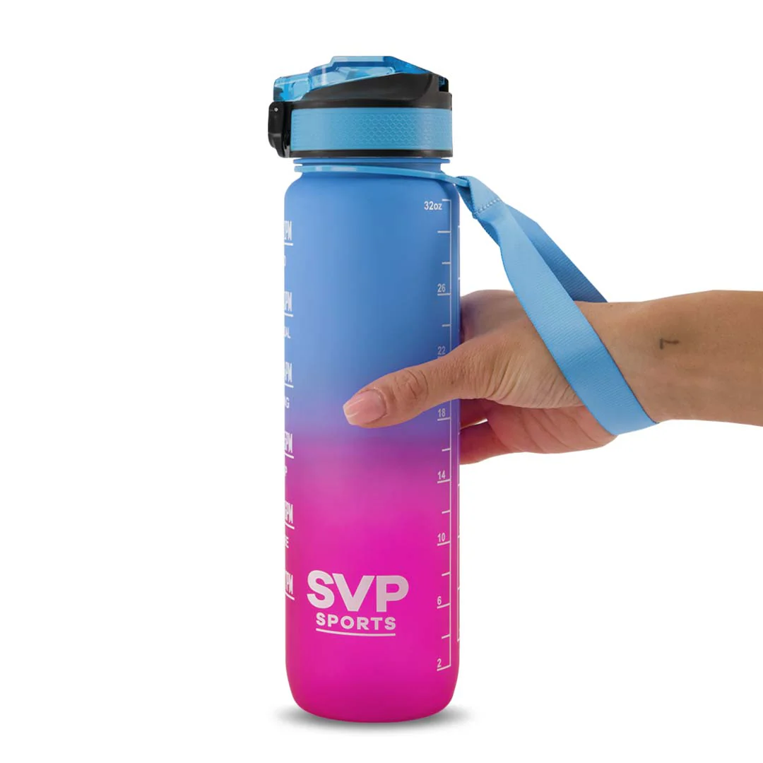 SVP Sports - 32oz Hydration Water Bottle (32OZ-BLUPNK) - Image 3