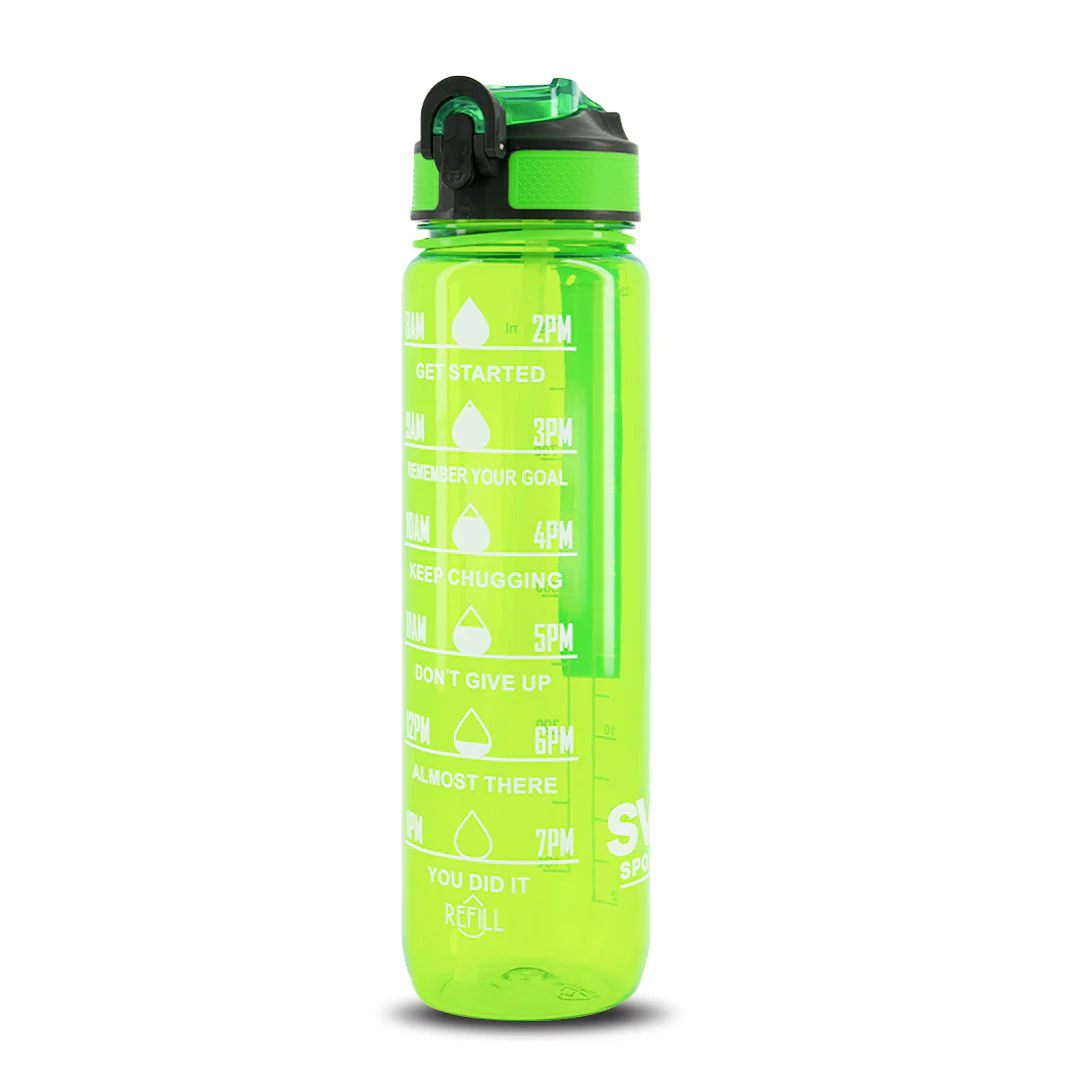 SVP Sports - 32oz Hydration Water Bottle (32OZ-GRNCLEAR) - Image 2