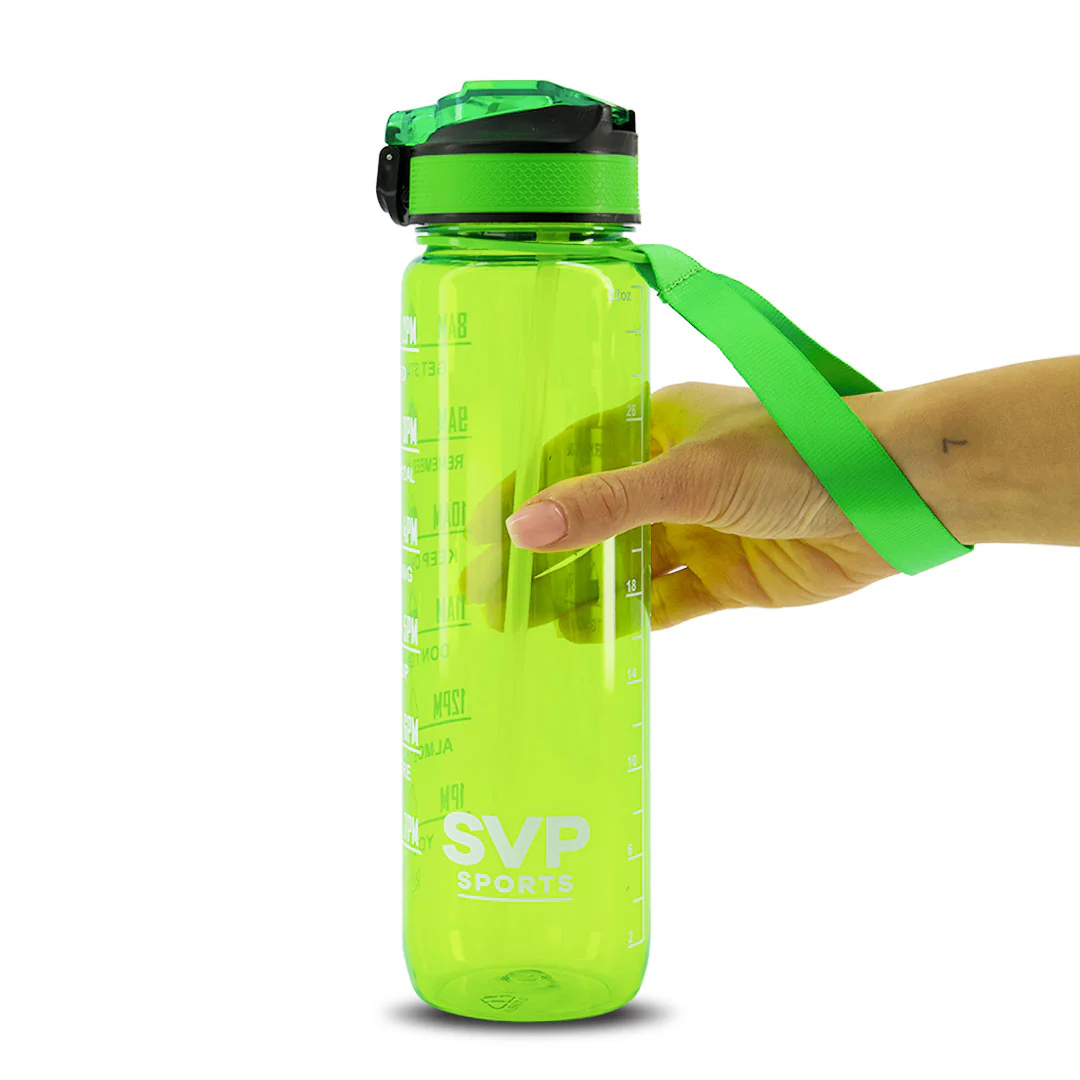 SVP Sports - 32oz Hydration Water Bottle (32OZ-GRNCLEAR) - Image 4