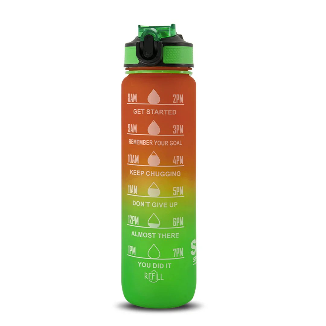 SVP Sports - 32oz Hydration Water Bottle (32OZ-ORGGRN) - Image 2