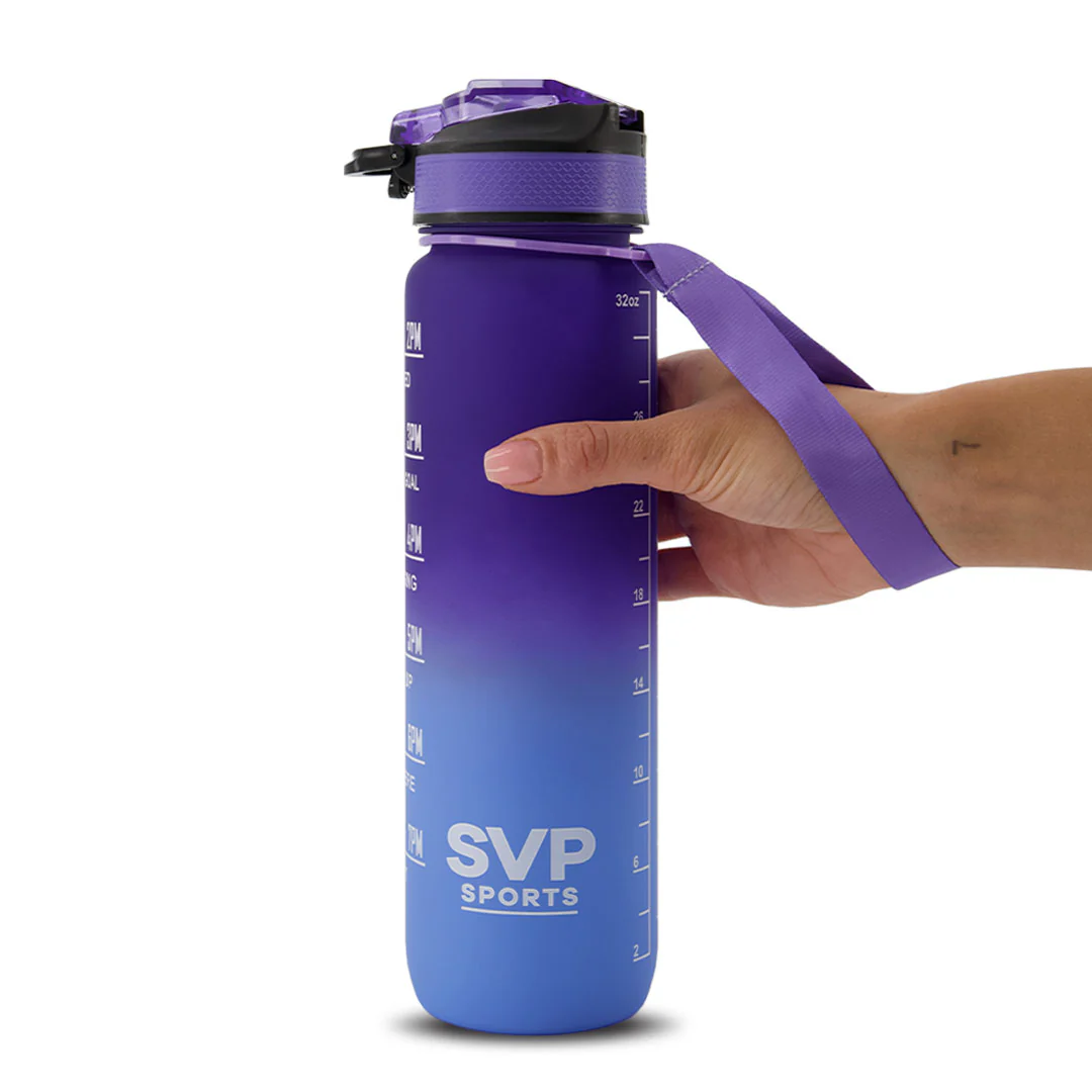 SVP Sports - 32oz Hydration Water Bottle (32OZ-PURBLU) - Image 3