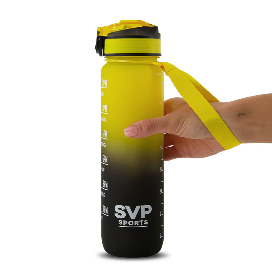SVP Sports - 32oz Hydration Water Bottle (32OZ-YLWBLK) - Image 3