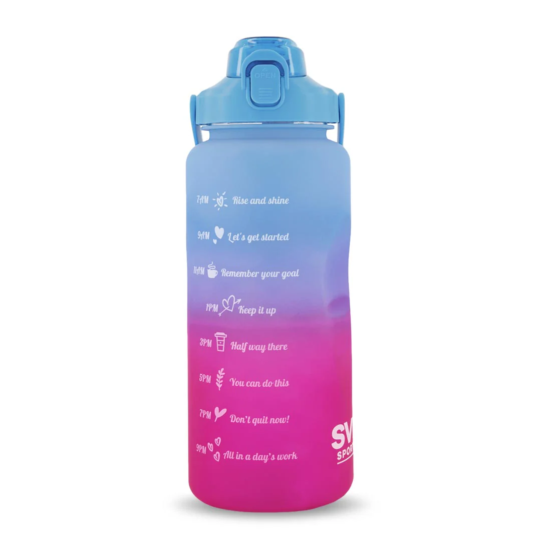 SVP Sports - 64oz Hydration Water Bottle (64OZ-BLUPNK) - Image 2