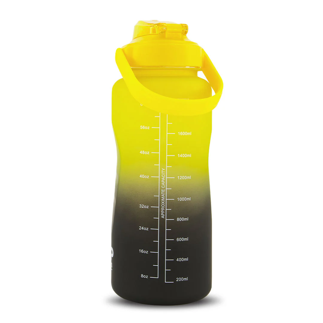 SVP Sports - 64oz Hydration Water Bottle (64OZ-YLWBLK) - Image 3