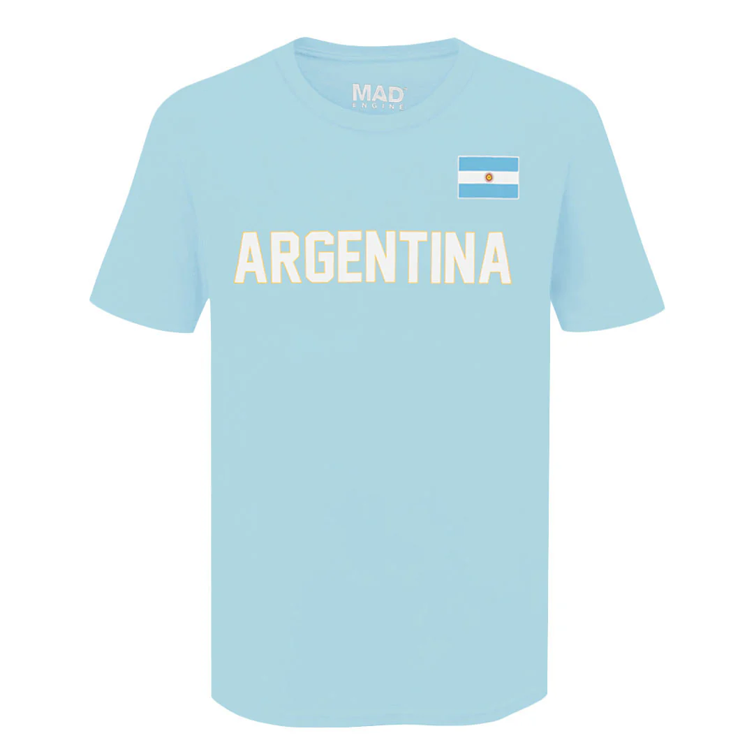SVP Sports - Men's Argentina Flag T-Shirt (MEXXPY6MSC3A1PB 45LBL)