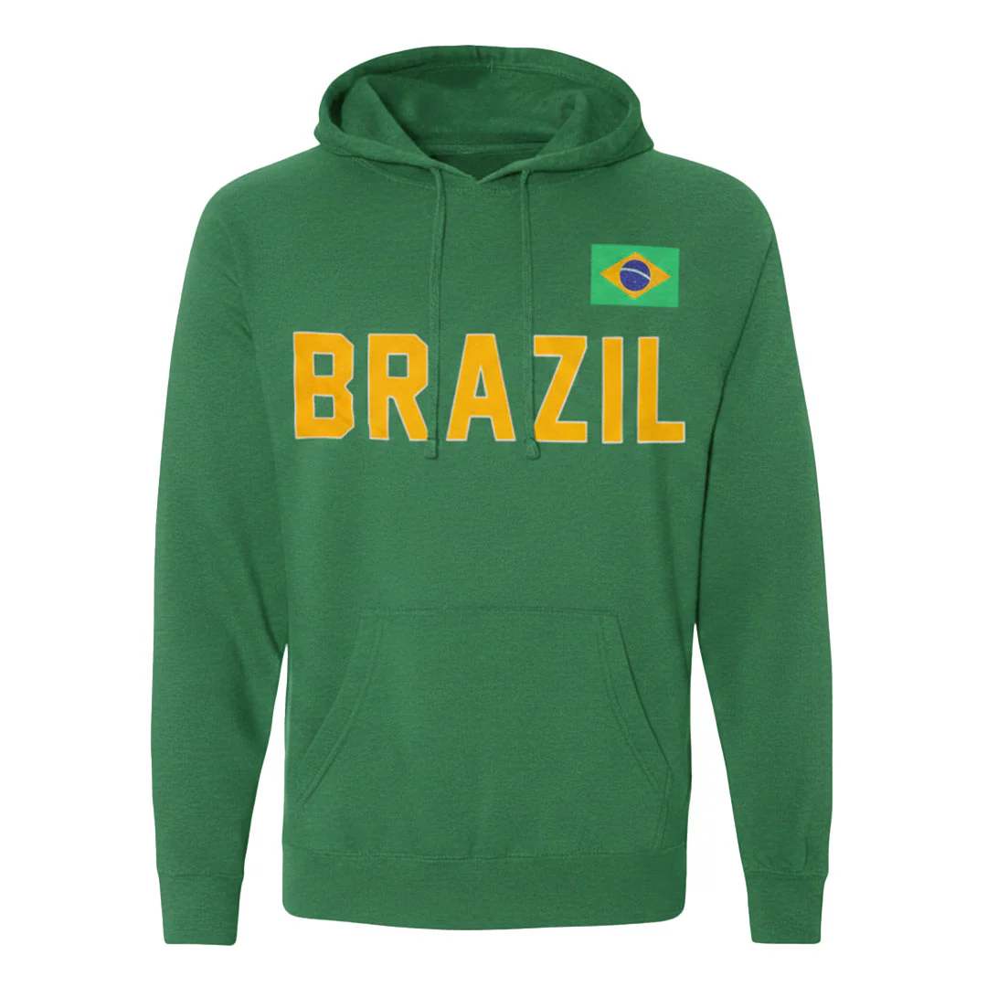 SVP Sports - Men's Brazil Flag Hoodie (MEXXPYFMLOFA1PB 30GRN)