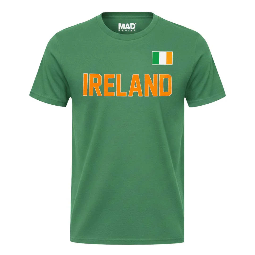 SVP Sports - Men's Ireland Flag T-Shirt (MEXXPYAMSC3A1PB 30GRN)