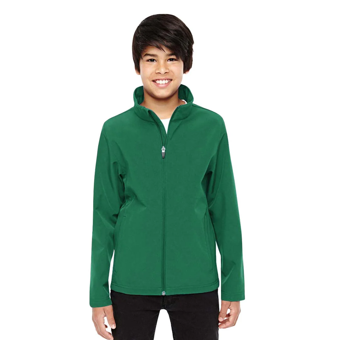 Team365 - Kids' (Junior) Leader Soft Shell Jacket (TT80Y 21) - Image 2