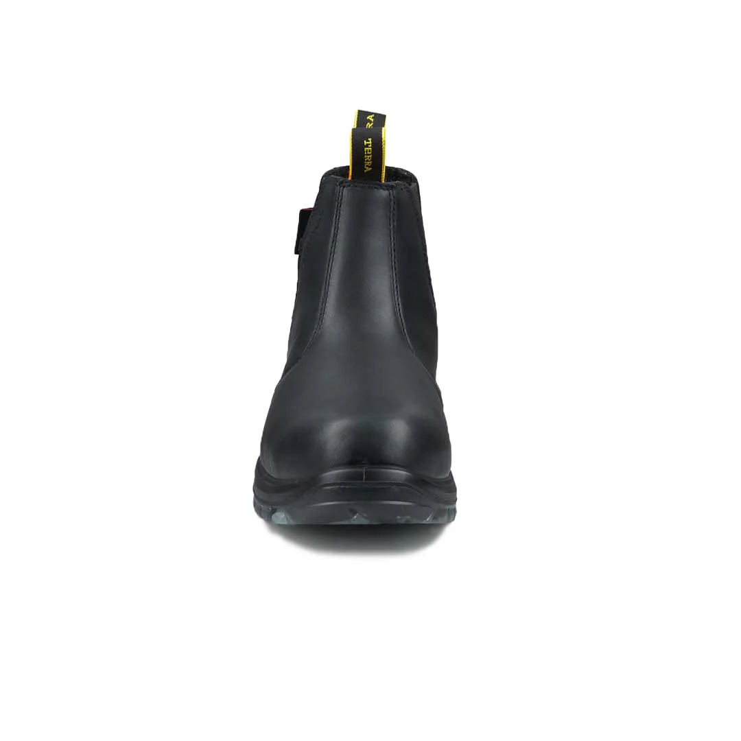 Terra - Unisex Murphy 6 Inch Soft Toe Pull-On Work Boots (TR0A4NSEBLK) - Image 3