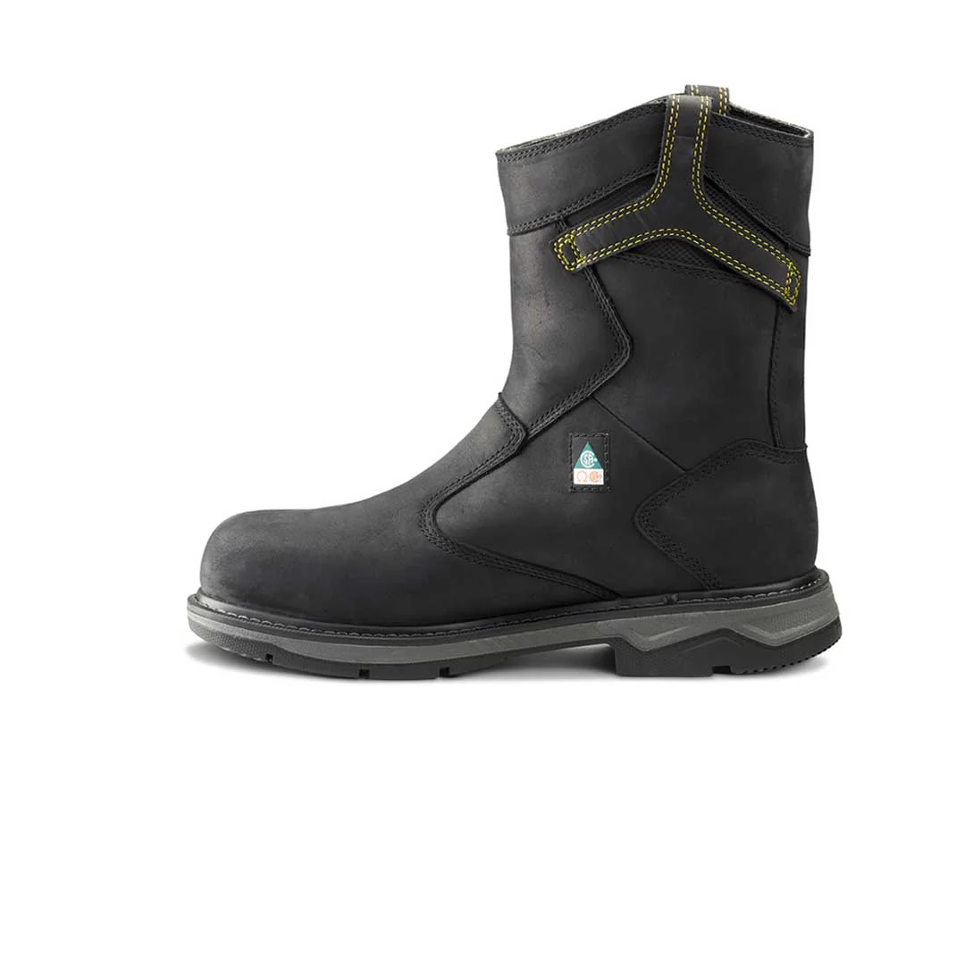Terra - Unisex Patton Wellington Waterproof Aluminium Toe Pull On Safety Work Boots (TR0A4TCBBLK) - Image 2