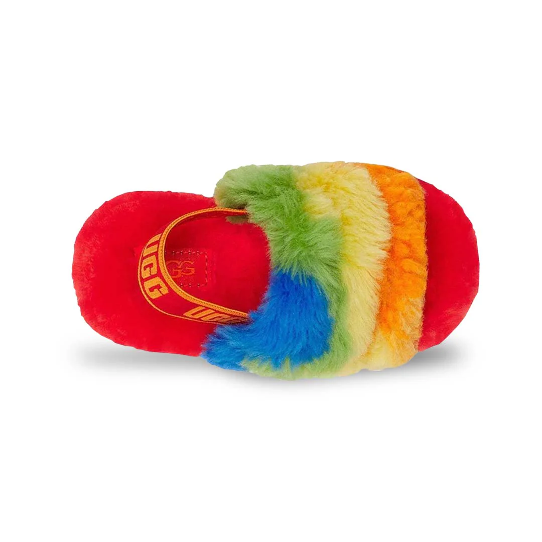 UGG® - Kids' (Infant) Fluff Yeah Cali Collage Slippers (1119841I-RSTR) - Image 3